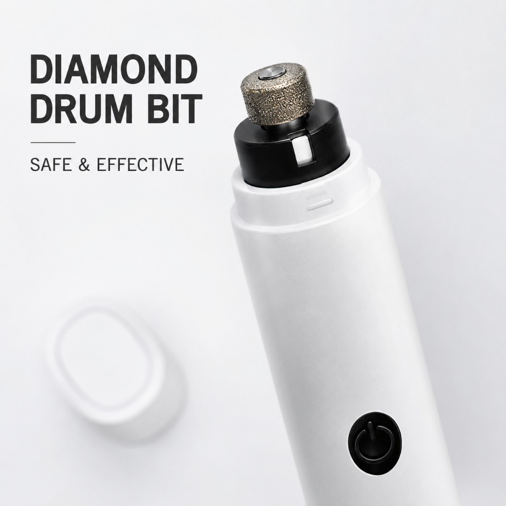 Pet Nail Grinder - Penggiling Kuku Hewan Peliharaan Elektrik Tenang,
