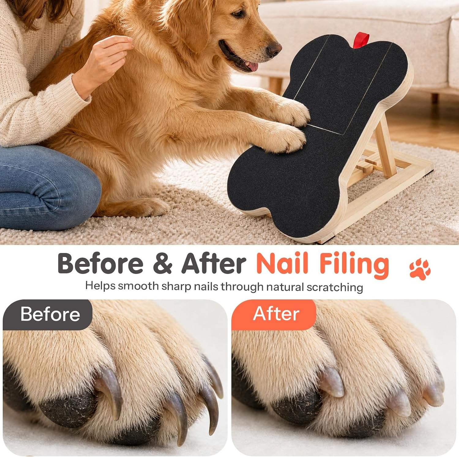 Papan Pengikis Kuku Anjing Kay - Pet Nail Grinder ulasan dan harga