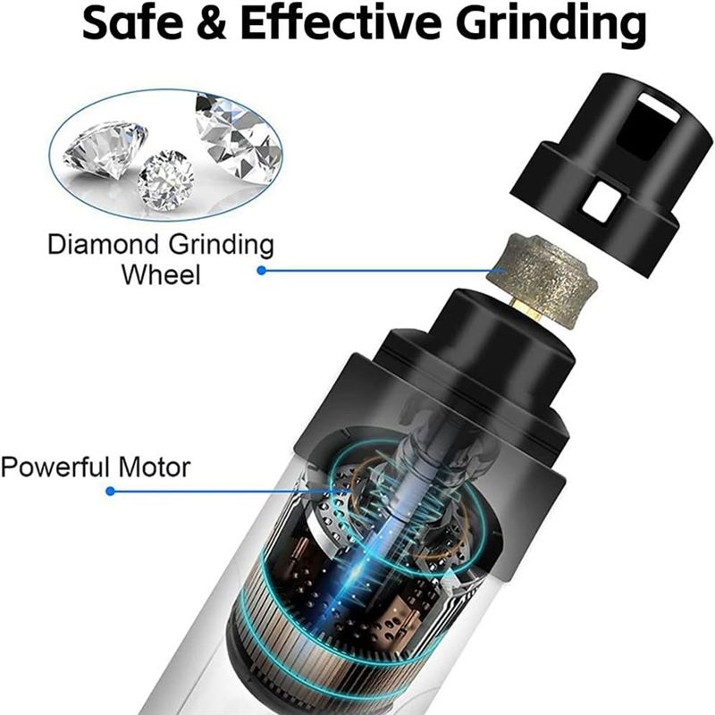 AT84-Pemotong Kuku Hewan Pelih - Pet Nail Grinder ulasan dan harga